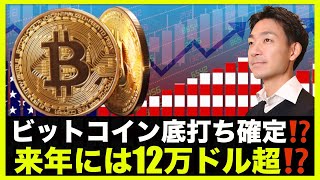 ビットコインは底打ち確定?2023年には12万ドル超えか❗️