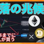 続落の兆候！2030年までに10億人が仮想通貨を買う？　ニュース+BTC ETH XRP DOGEチャート分析