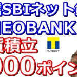 Tポイント1000ポイント！住信SBIネット銀行「T NEOBANK」で外貨積立がお得！更に公営競技に口座登録するだけでTポイント最大800ポイント