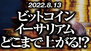 ビットコイン・イーサリアムどこまで上がる！？［2022/8/13］【仮想通貨・BTC・ETH・FX】※2倍速推奨