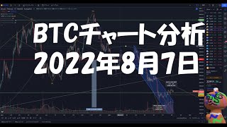 2022年8月7日ビットコイン相場分析