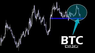 このチャートは下落しやすい【BTC ビットコイン】