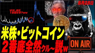 【ブルトラ中〜w】米株・ビットコイン急落も、全然底じゃない説!w メトリックを見れば明らか。妄信・短期脳はカモられるぅ〜w