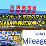 [お得なマイル利用法‼︎] ユナイテッドマイルでANA国内特典航空券〜3区間飛んでも5,500マイル！〜