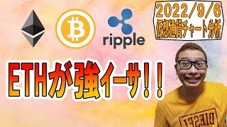 【仮想通貨 ビットコインBTC & アルトコイン 分析】ETHが強イーサ!!気になるマージについても・・・