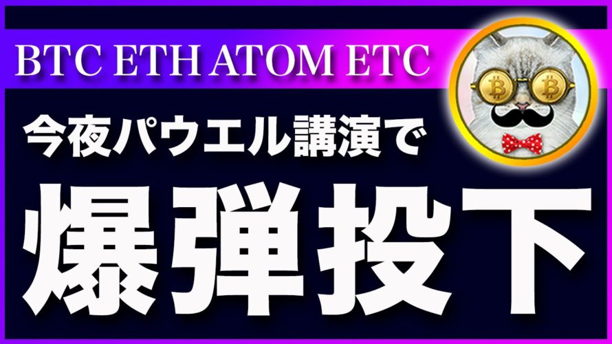 【怒りの鉄槌?】ビットコイン・次回FOMCでは0.75%の利上げ濃厚!インフレを楽観した投資家の末路とは?【仮想通貨・戦略を先出しで毎日更新】