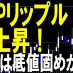 【XRP急騰】リップルのチャート分析とビットコインはここで底値固めから反転？