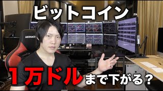 ビットコインは1万ドルまで下がる?上がる?
