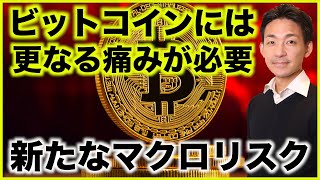 ビットコインには更なる痛みが必要。新たなマクロリスクが浮上。