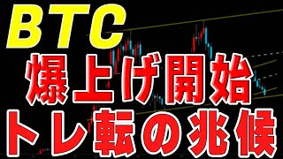 【仮想通貨ビットコイン】ここを抜けると明確にトレンド転換