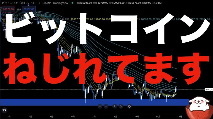 【仮想通貨 ビットコイン】トレンド転換の可能性が強くなっているフェーズ(朝活配信909日目 毎日相場をチェックするだけで勝率アップ)【暗号資産 Crypto】