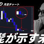 【BTC/USD】『上影陰線』確定。いよいよ大詰めを迎える。