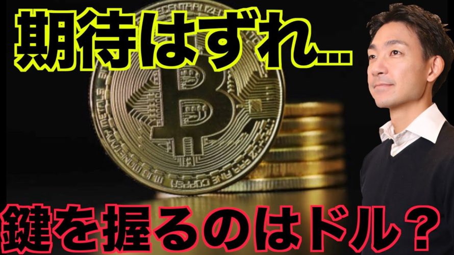 仮想通貨最大の期待はずれ?鍵を握るのはドル?