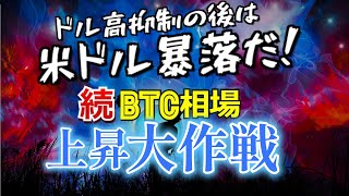 ドル高抑制の後は米ドル暴落だ!ビットコイン相場上昇大作戦