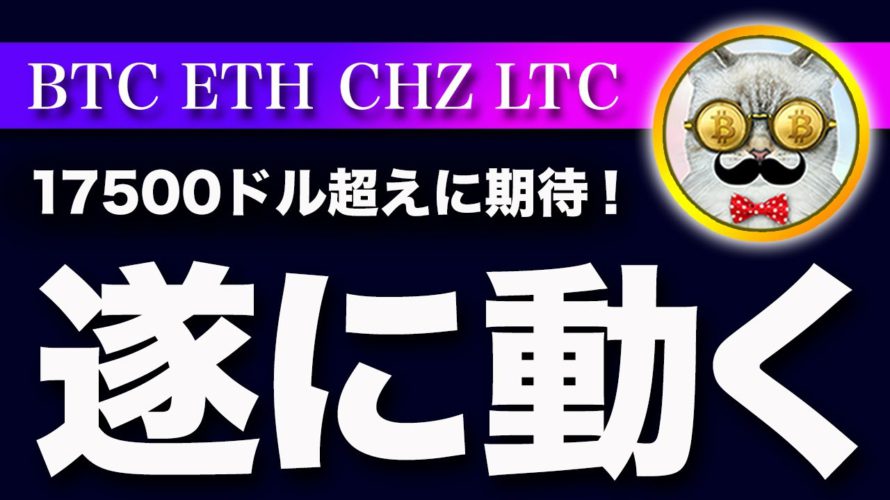 【来週ここ見て!】ビットコイン・17500ドルを突破したら流れが変わると思います!【仮想通貨・戦略を先出しで毎日更新】