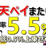 楽天ペイがまた大還元！最低でも還元率5.5％に…全額還元のチャンスも！※登録やポチるだけで合計1300円貰えるお得案件もご紹介