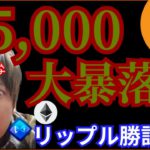 【地獄】ビットコイン$5,000(68万円)大暴落説💀 リップル勝訴間近✨ 仮想通貨 BTC ETH XRP AXS チャート分析 イーサリアム Axie Infinity