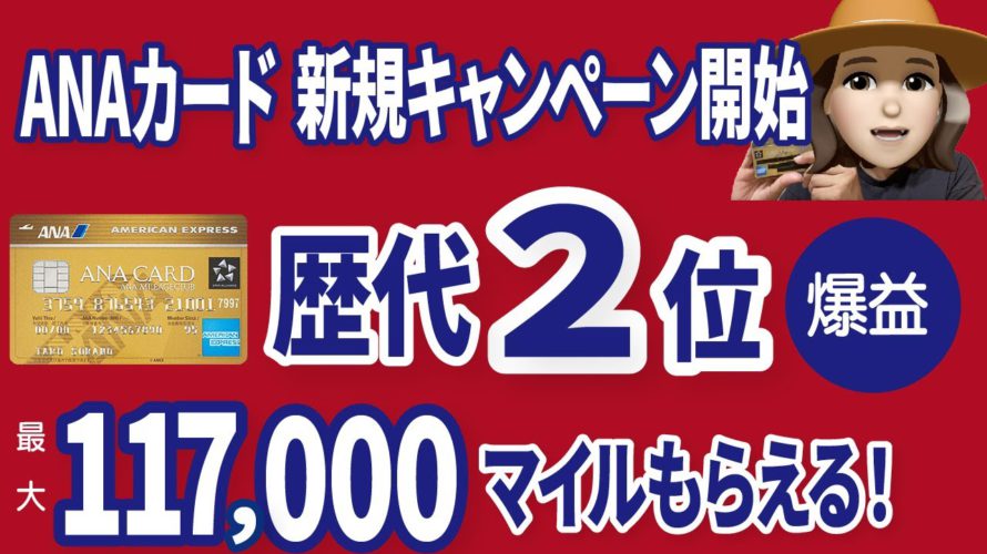 ANAカードキャンペーン12月開始！キャンペーン併用でお得にマイルGET！