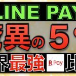 【LINEPAY】還元率５％を実現！スマホ決済最強の楽天PAYと比較「クレジットカードがポイント」