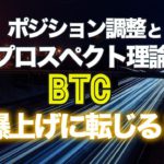 ポジション調整とプロスペクト理論。ビットコインは爆上げに転じる！？