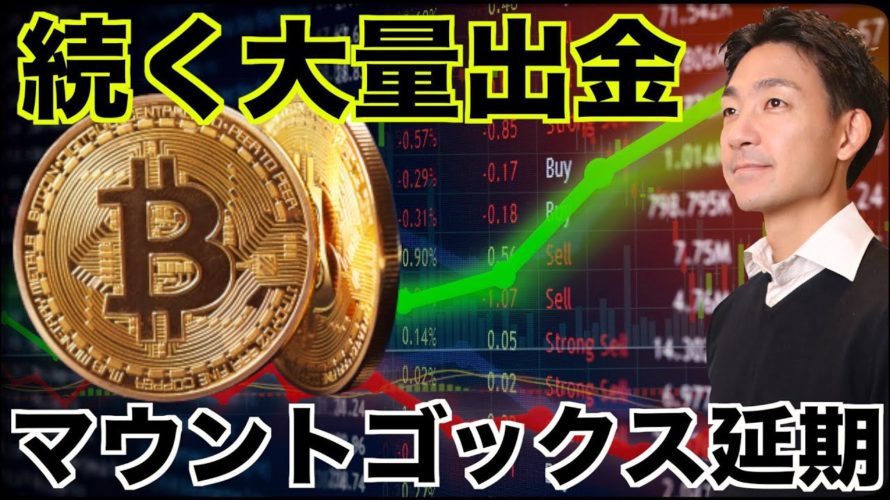 大量出金!?マウントゴックスのBTC送金が延期に。