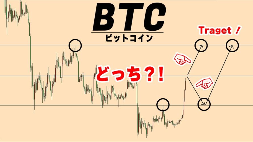 利確売りの下落に要注意。まだ完全にトレ転をしていません【仮想通貨ビットコイン/BTC】