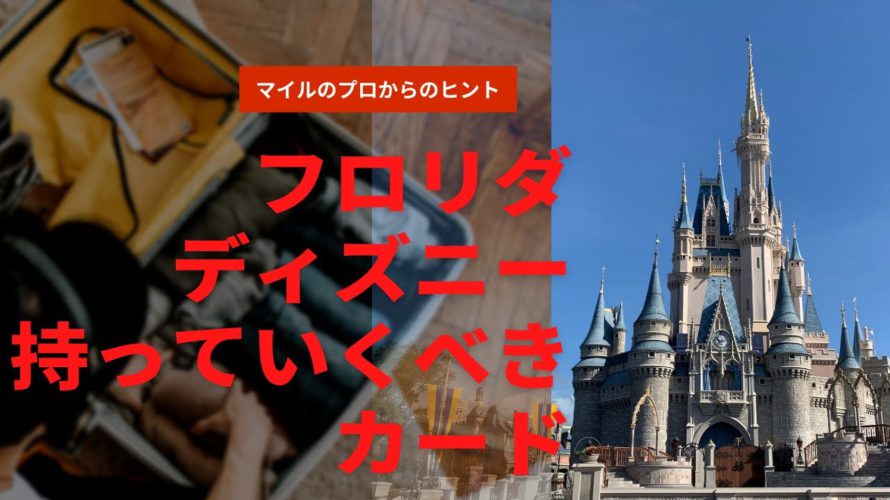 【フロリダ・ディズニー】持っていくカードはこれ!アメックスプラチナ、ディズニーワールド旅行で検討すべきこと