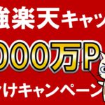 楽天ペイ・楽天証券で大活躍！楽天キャッシュが1,000万ポイント山分けキャンペーン実施で超お得♪(～2/5)