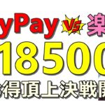 【PayPay ＆ 楽天】PayPayと楽天が爆益！入金や利用のみで貰える！簡単にできるお得案件が大集結