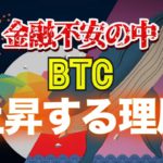 金融不安の中、ビットコインが上昇する理屈