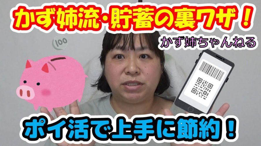 かず姉の貯蓄&ポイ活術!約4年で貯めたポイントがヤバかった!【かず姉ちゃんねる】