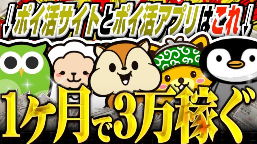 【王道ポイ活!】コツコツから高額案件まで!使い分けの巧みさ&取り組んだ案件の幅広さ!ポイ活の真髄ここにあり【みんなのポイ活実績】
