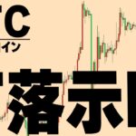 【下落】の示唆が出ています【仮想通貨ビットコイン/BTC】