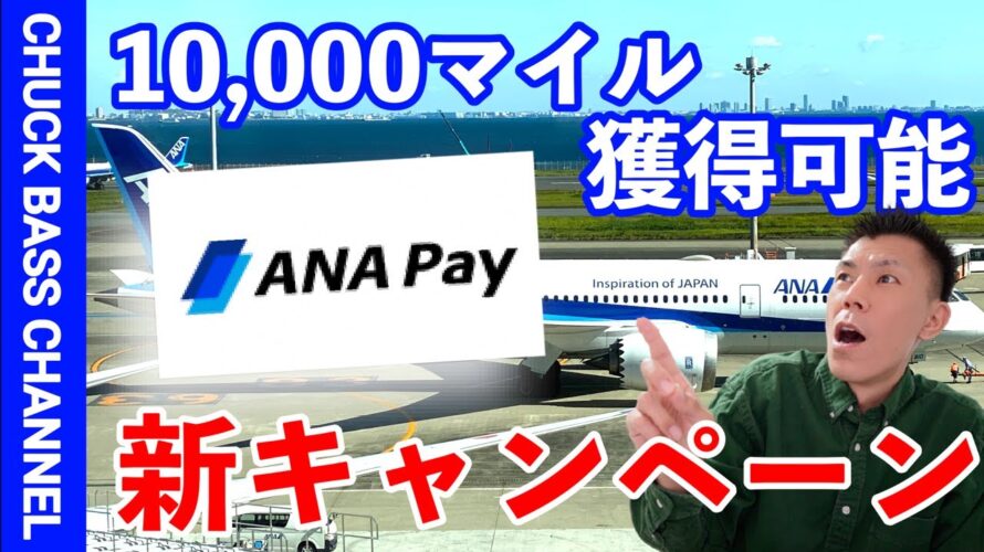 【速報】ANA Pay新キャンペーン解説✈️最大10,000マイル獲得可能💰