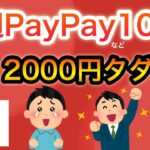 〇〇でPayPayなど毎週100pゲット‼︎&あの商品も無料で貰える…