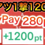 【超話題】〇〇でPayPayなどのポイントゲット＆1200pゲットでアレが無料に…‼︎