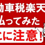 【楽天経済圏】自動車税支払いお得な楽天ペイで。固定資産税や公共料金もポイント還元でお得☆