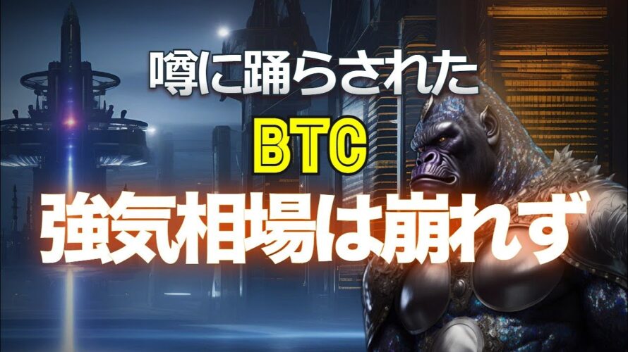 噂に踊らされたビットコイン相場。だけど強気相場は崩れず