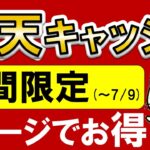 楽天ペイユーザー必見！楽天キャッシュ山分けキャンペーンでお得にチャージ♪(～7/9)