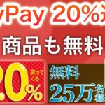 7月からPayPay20％還元‼︎＆〇〇が無料で貰える…