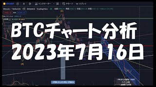 2023年7月16日ビットコイン相場分析