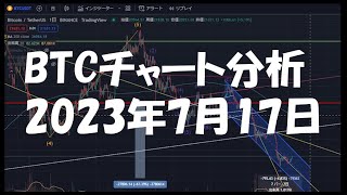 2023年7月17日ビットコイン相場分析