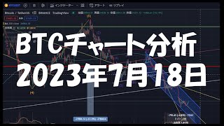 2023年7月18日ビットコイン相場分析