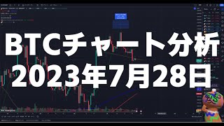 2023年7月28日ビットコイン相場分析