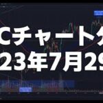 2023年7月29日ビットコイン相場分析