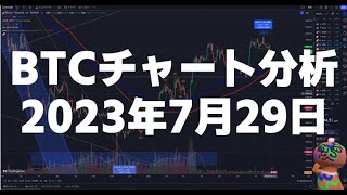 2023年7月29日ビットコイン相場分析