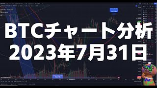 2023年7月31日ビットコイン相場分析