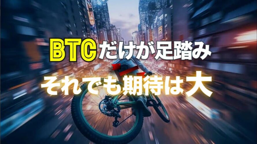 ビットコインだけが足踏み。それでも期待は大