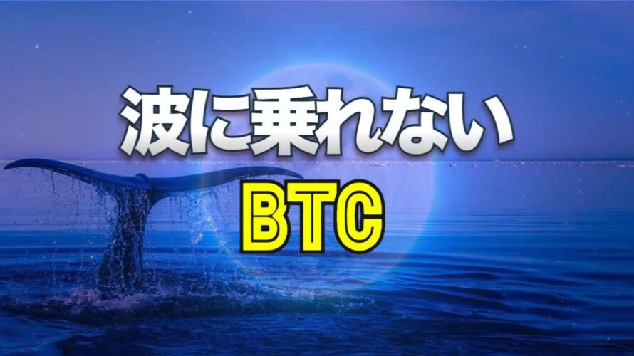 波に乗れないビットコイン