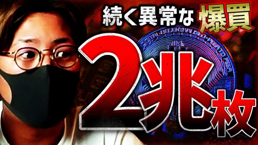 続く異常な爆買い。謎のクジラが〇〇コイン2兆枚購入の真相に迫る!